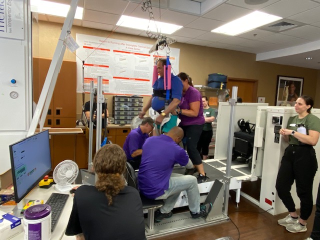 Instructors and students in classroom for Advanced Locomotor Training Class