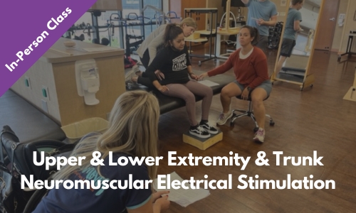 Upper & Lower Extremity & Trunk Neuromuscular Electrical Stimulation [In-Person]